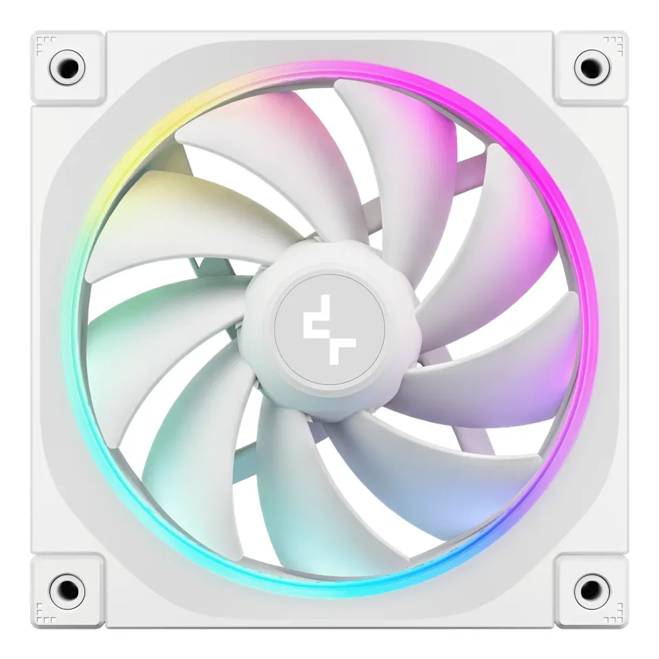 DEEPCOOL Ventilátor FL12 WH 3v1, 3x120mm, ARGB, bílá