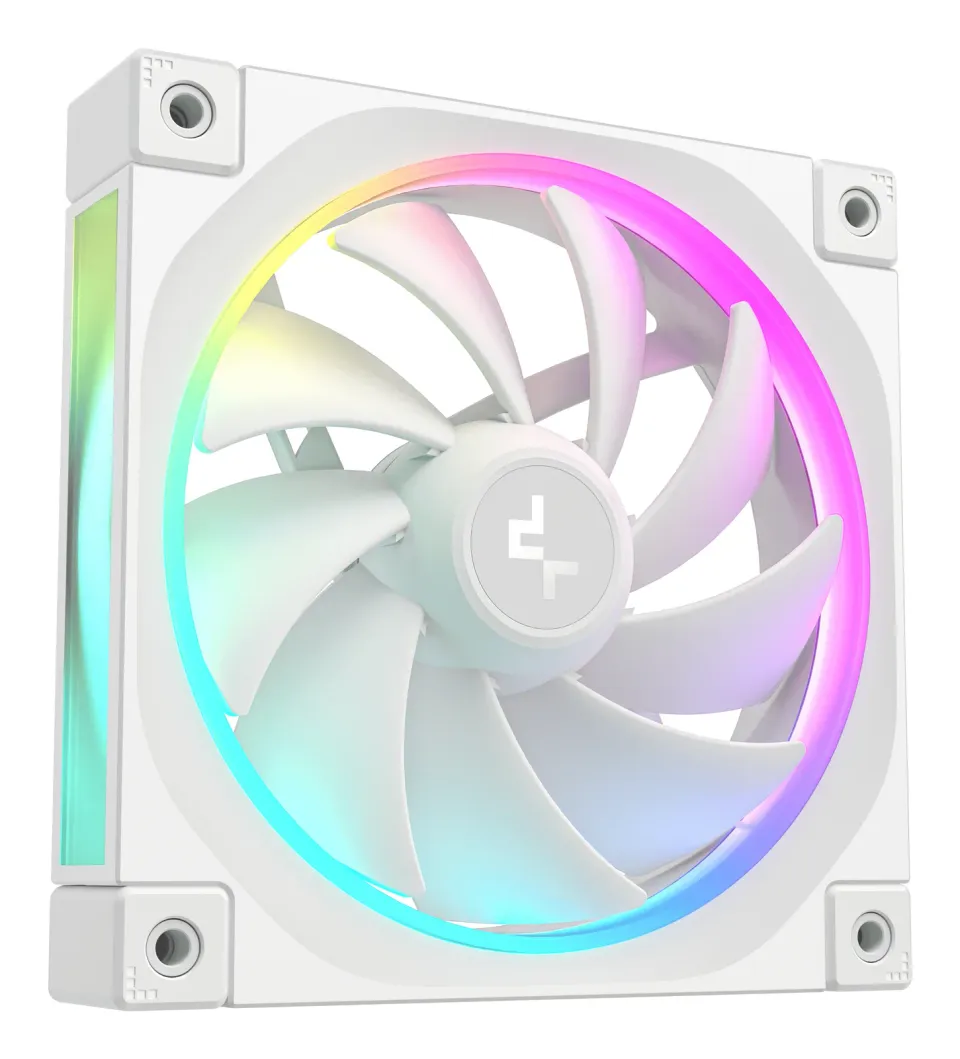 DEEPCOOL Ventilátor FL12 WH 3v1, 3x120mm, ARGB, bílá