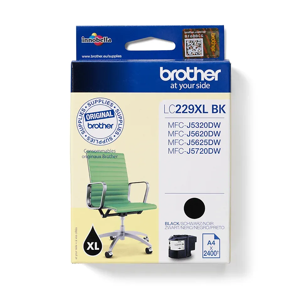 BROTHER LC-229XL BK originální inkoustová náplň černá