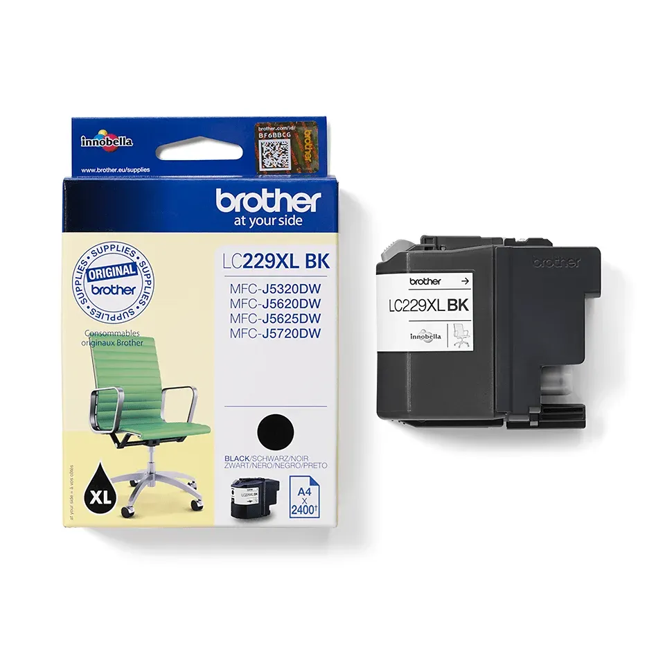 BROTHER LC-229XL BK originální inkoustová náplň černá