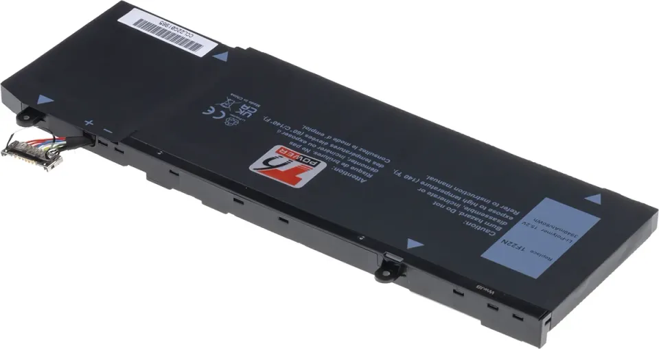 Baterie T6 Power pro Dell Alienware M15, M17, G5 5590, G7 7590, 7790, 3940mAh, 60Wh, 4cell, Li-pol