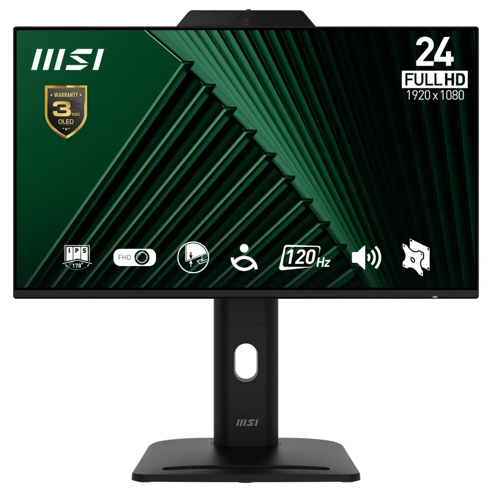 MSI LCD PRO MP242PMG, 23.8", 1920 x 1080, IPS, 120Hz, 300nits, VESA 100x100, Black