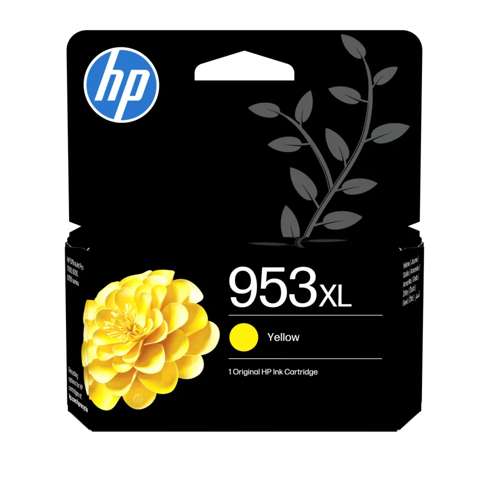 HP F6U18AE náplň č.953XL žlutá velká (yellow, cca 1450 stran) (pro OfficeJet Pro 7720, 7740, 8210, 8710,8715, 8720,8725, 8730, 8740
