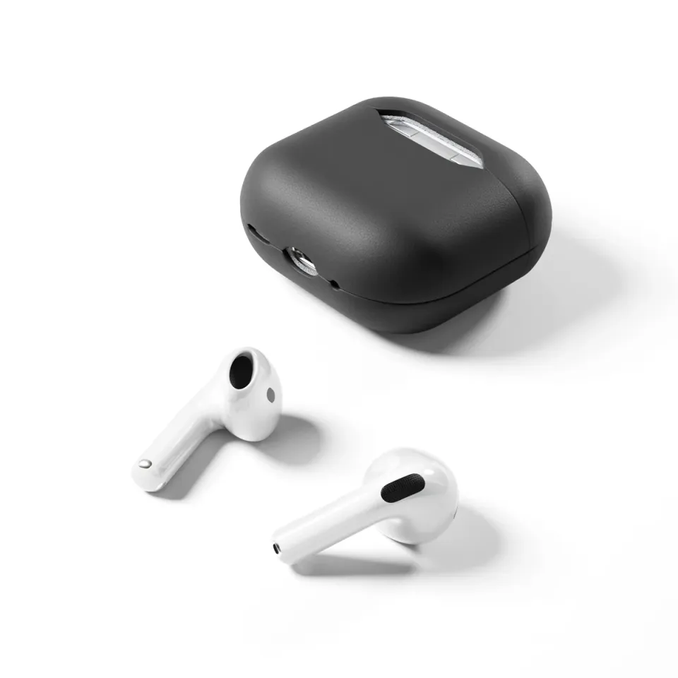 Epico kožené pouzdro pro AirPods 4/4 s ANC - černá