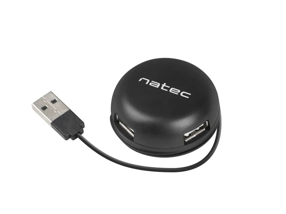 Natec BUMBLEBEE rozbočovač 3x USB 2.0 HUB černý