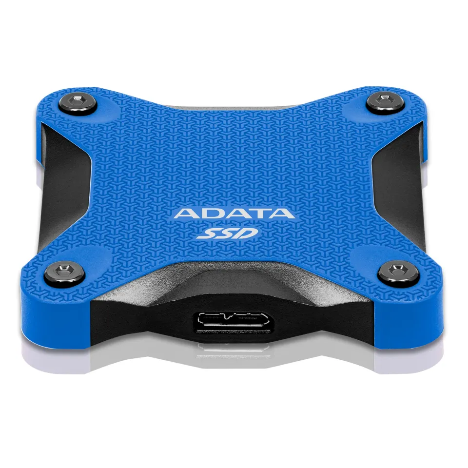 ADATA Externí SSD 512GB SD620, USB Micro-B, USB 3.2 Gen 2, R:520/W:460MB/s, modrá