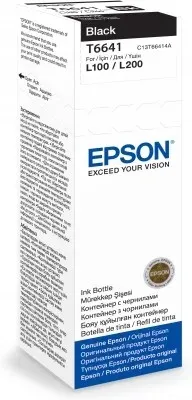 EPSON container T6641 black ink (70ml - L100/200/210/300/130/355/365/455/550/130
