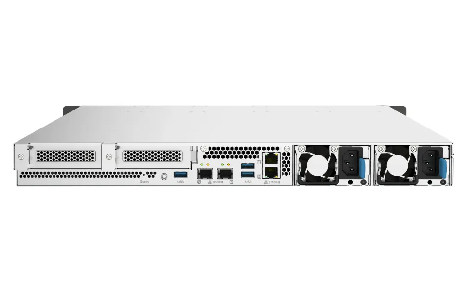 QNAP TS-h1090FU-7232P-64G (AMD EPYC, 64GB ECC RAM, 10x 2,5" U.2/SATA, 2x PCIe, 2x 2,5GbE, 2x 25GbE)