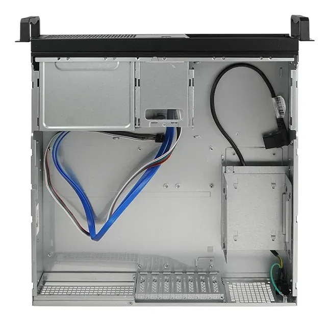CHIEFTEC skříň Rackmount 2U mATX/ATX, UNC-209S-B, 400W PSU, Black