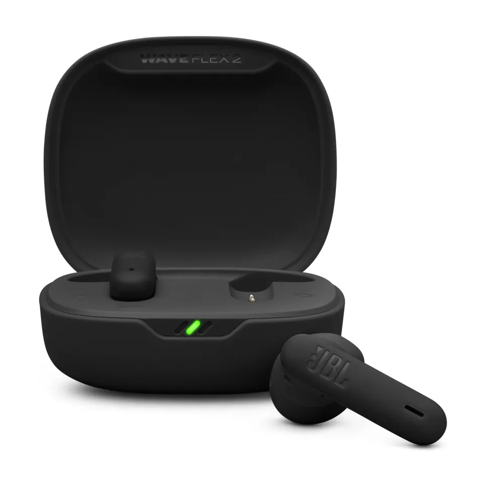 JBL Headphones In-Ear Wave Flex 2 black