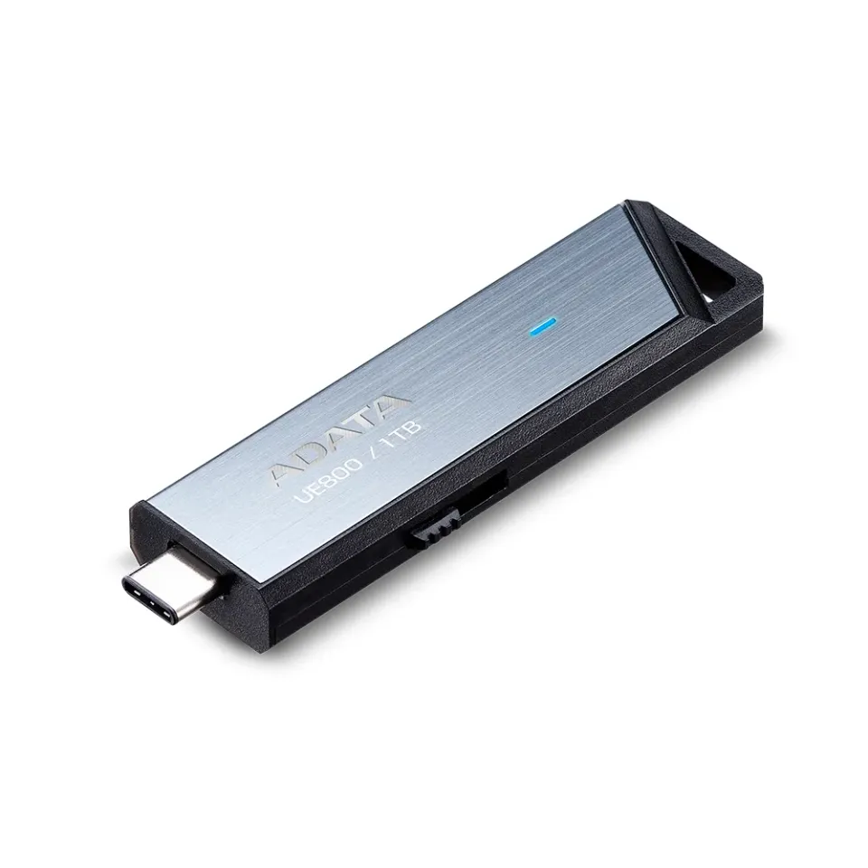 ADATA UE800/1TB/USB 3.2/USB-C/Stříbrná