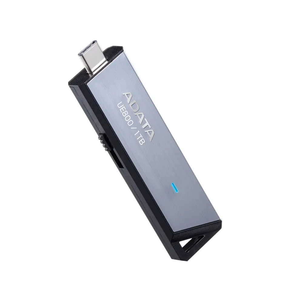 ADATA UE800/1TB/USB 3.2/USB-C/Stříbrná