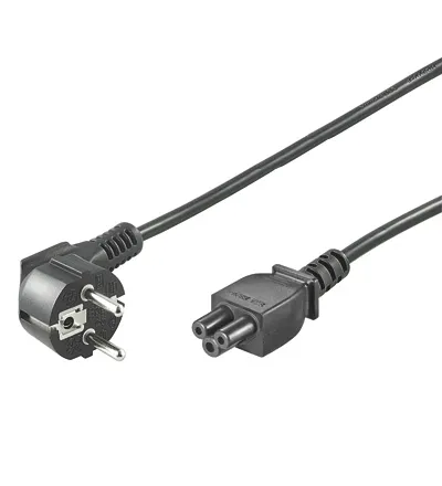 PremiumCord Kabel síťový 230V k notebooku 5m, trojlístek "Mickey Mouse"