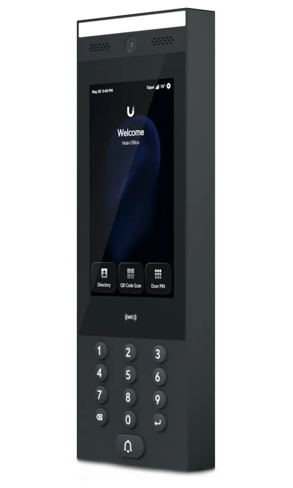 Ubiquiti UniFi Access G3 Intercom - Interkom, 2Mpx kamera, obousměrné audio, 7" dotykový displej, IP65 - Výpr...