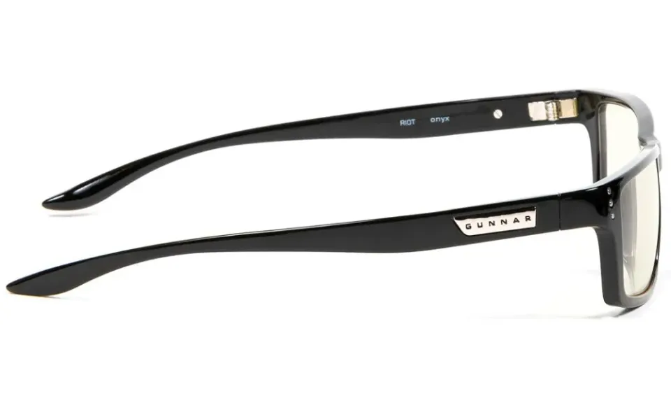 GUNNAR kancelářske/herní brýle RIOT ONYX čirá skla BLF 35 GUNNAR focus