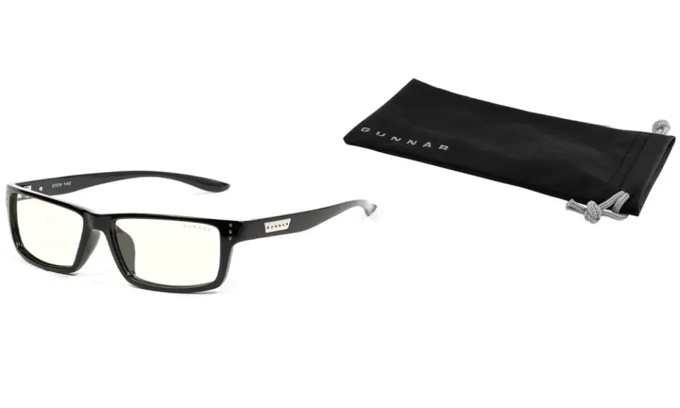 GUNNAR kancelářske/herní brýle RIOT ONYX čirá skla BLF 35 GUNNAR focus