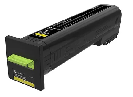 Lexmark CX82x, CX860 Yellow High Yield Return Program Toner Cartridge - 17 000 s