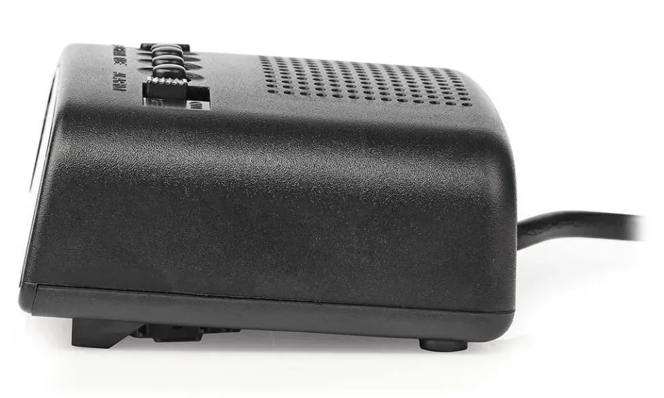 NEDIS digitální stolní budík/ LED displej/ funkce odloženého buzení/ jeden alarm/ černý