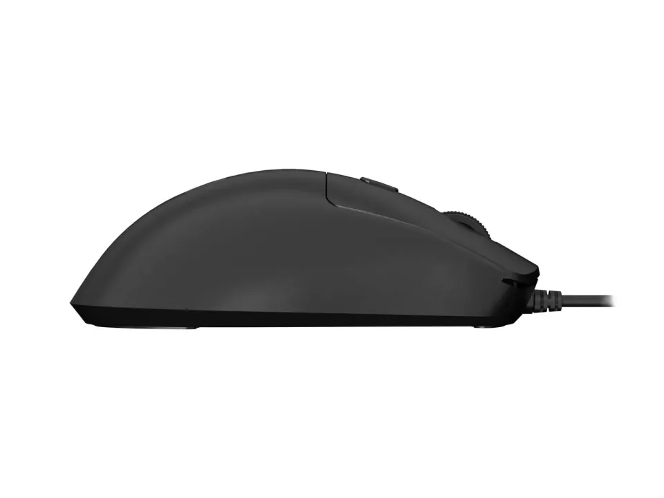 Natec laserová myš HAWK 2/Kancelářská/Laserová/2 400 DPI/Drátové USB-A/Černá