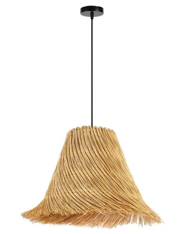 IMMAX BOHO NATURALEZA designové závěsné svítidlo, D45cm, E27, přírodní ratan