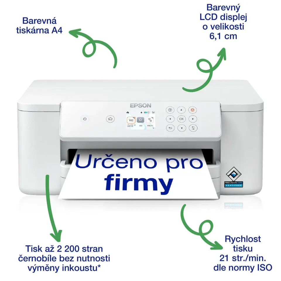 EPSON WorkForce Pro WF-C4310DW - A4/21ppm/4ink/USB/LAN/WiFi/Duplex