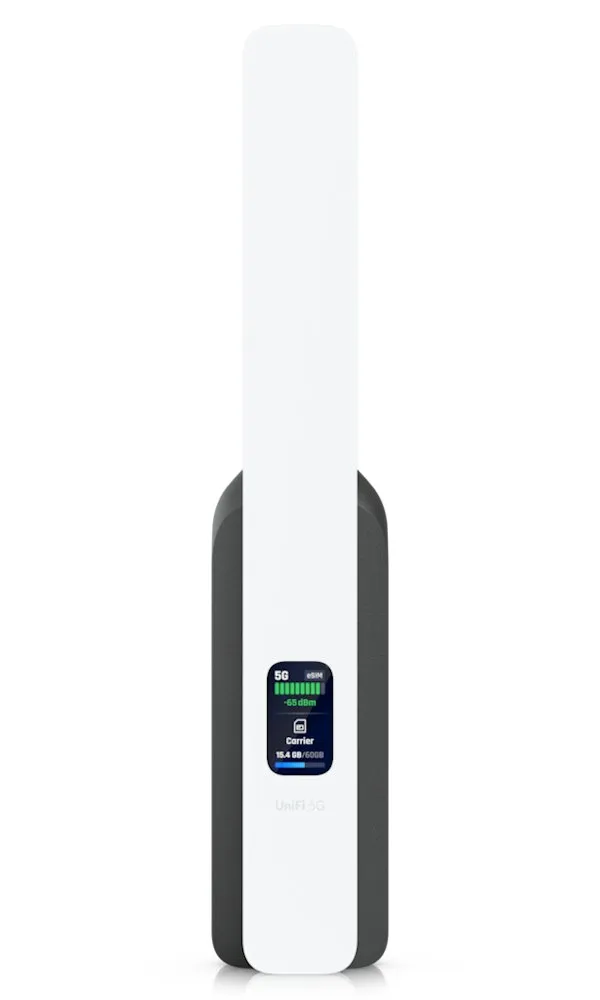 Ubiquiti UniFi 5G Backup - 5G/LTE záložní modem pro UniFi, nano SIM/eSIM, 1x 1GbE, PoE