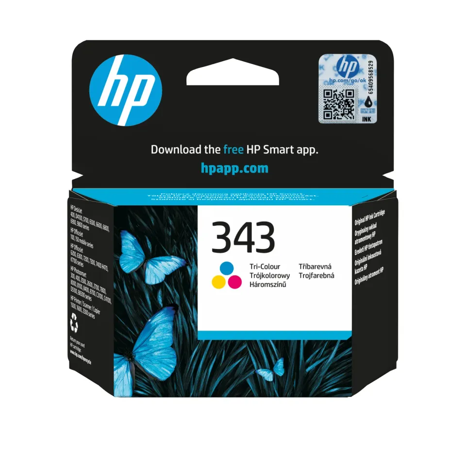 HP C8766EE originální náplň barevná č.343 7ml