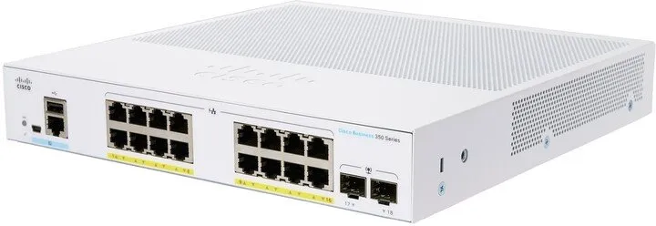 Cisco CBS350 Managed 16-port GE, PoE, 2x1G SFP
