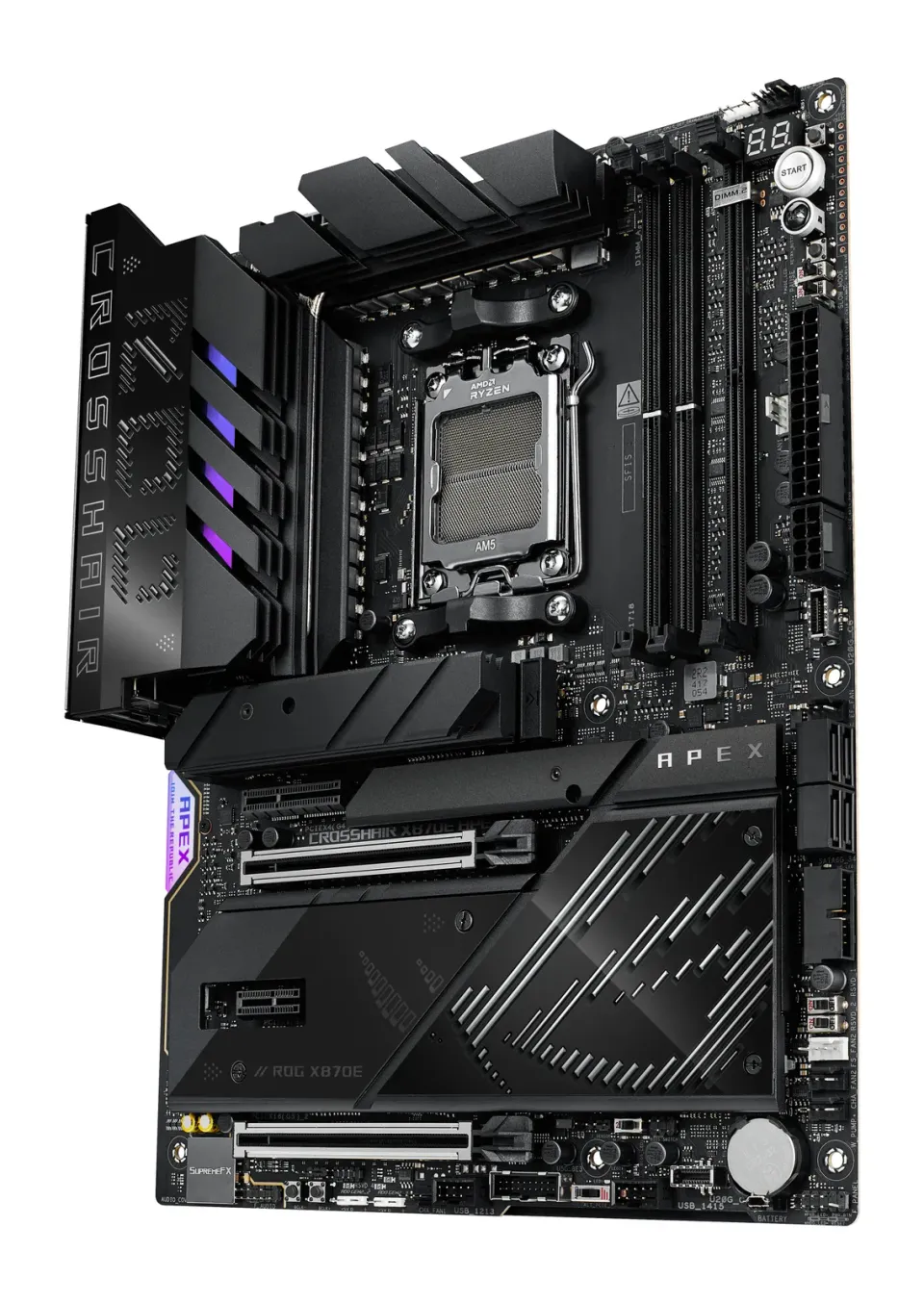 ASUS MB Sc AM5 ROG CROSSHAIR X870E APEX, AMD X870, 2xDDR5, 2xUSB4, WiFi