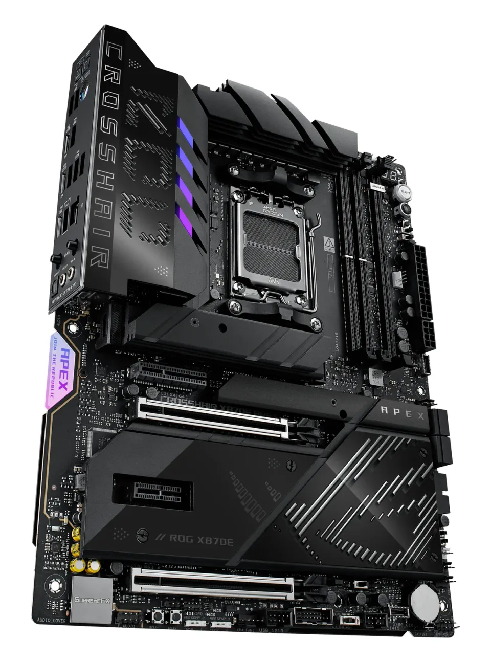ASUS MB Sc AM5 ROG CROSSHAIR X870E APEX, AMD X870, 2xDDR5, 2xUSB4, WiFi