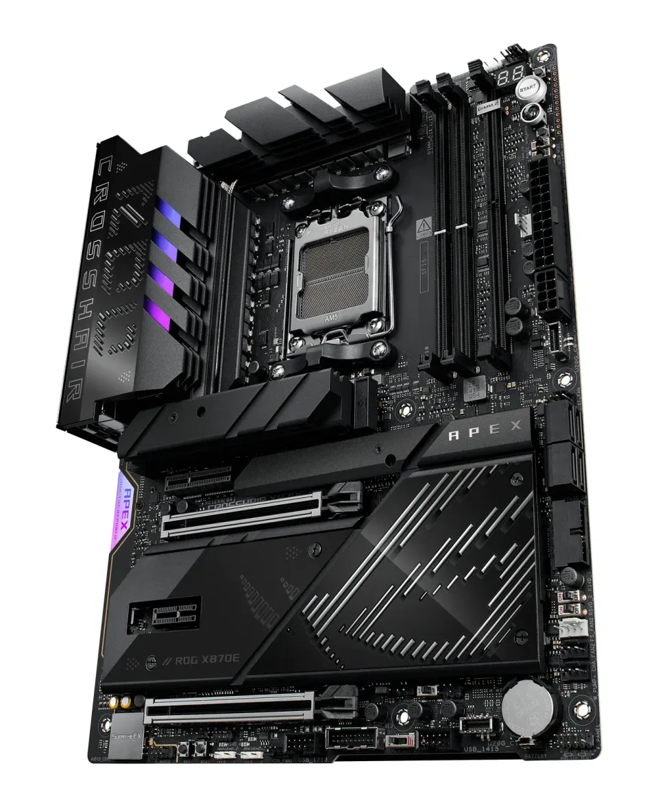 ASUS MB Sc AM5 ROG CROSSHAIR X870E APEX, AMD X870, 2xDDR5, 2xUSB4, WiFi