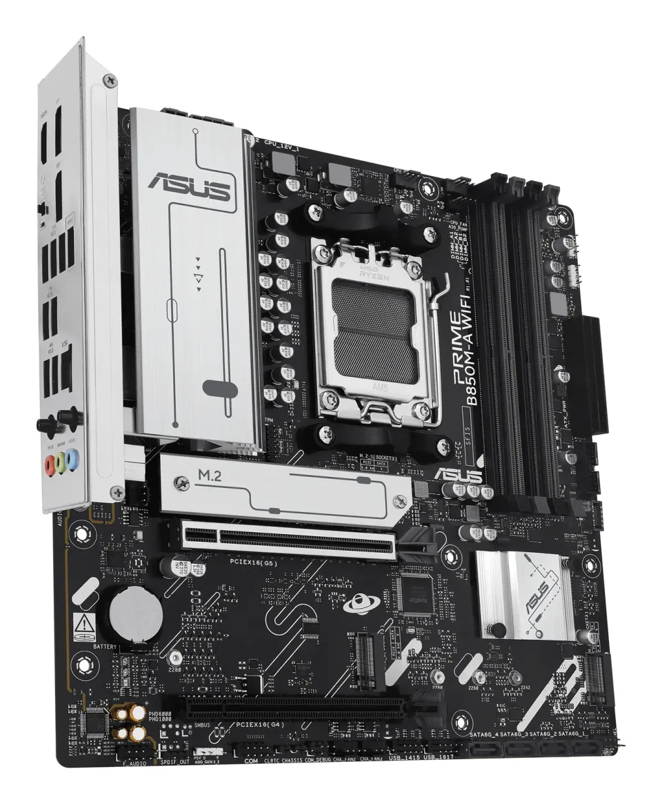 ASUS MB Sc AM5 PRIME B850M-A WIFI, AMD B850, 4xDDR5, 2xDP, 1xHDMI, WiFi, mATX