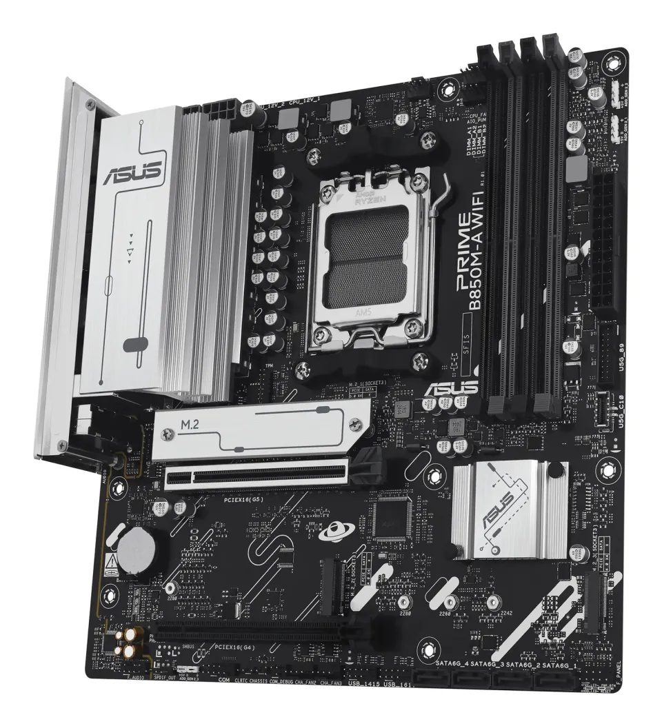 ASUS MB Sc AM5 PRIME B850M-A WIFI, AMD B850, 4xDDR5, 2xDP, 1xHDMI, WiFi, mATX