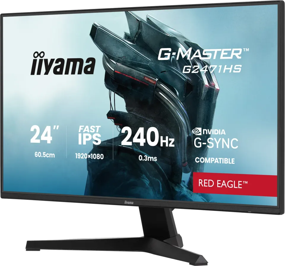 iiyama G-Master/G2471HS-B1/23,8"/IPS/FHD/240Hz/0,3ms/Černá/3R