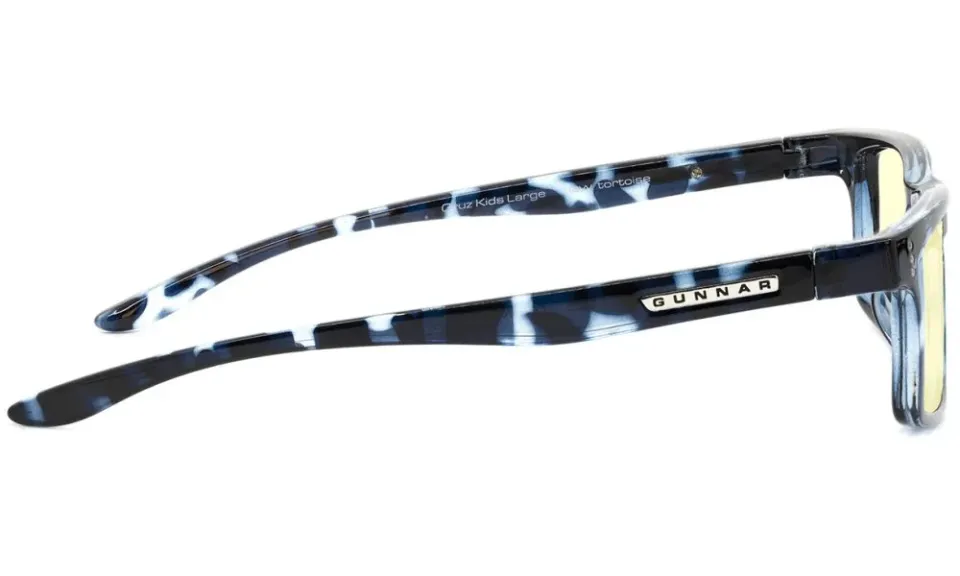 GUNNAR kancelářske/herní brýle CRUZ KIDS LARGE (8-12) NAVY TORTOISE jantarová skla BLF 65 NATURAL focus