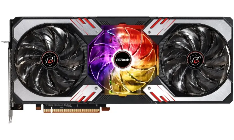 OPRAVENÉ - ASROCK AMD Radeon RX 6800 XT Phantom Gaming 16G OC / 16GB GDDR6 / PCI-E / 1x HDMI / 3x DP / ARGB LED