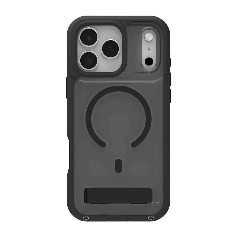 Case Rainier Snap Kickstand Apple iPhone 18 Pro Max / 17 Pro Max - Smoke Black