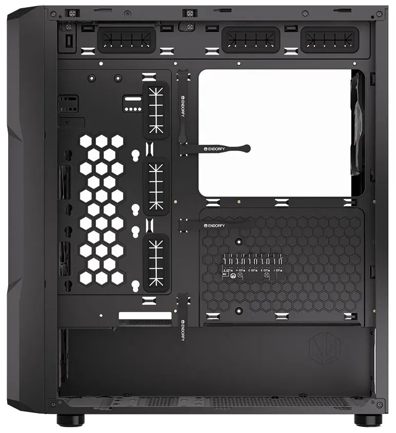 Endorfy skříň Regnum 400 ARGB / ATX / 4x120mm ARGB / 2xUSB / prosklená bočnice / černá