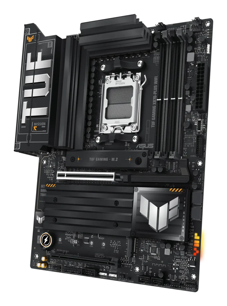 ASUS MB Sc AM5 TUF GAMING X870-PLUS WIFI, AMD X870, 4xDDR5, 1xHDMI, 2xUSB4, WiFi