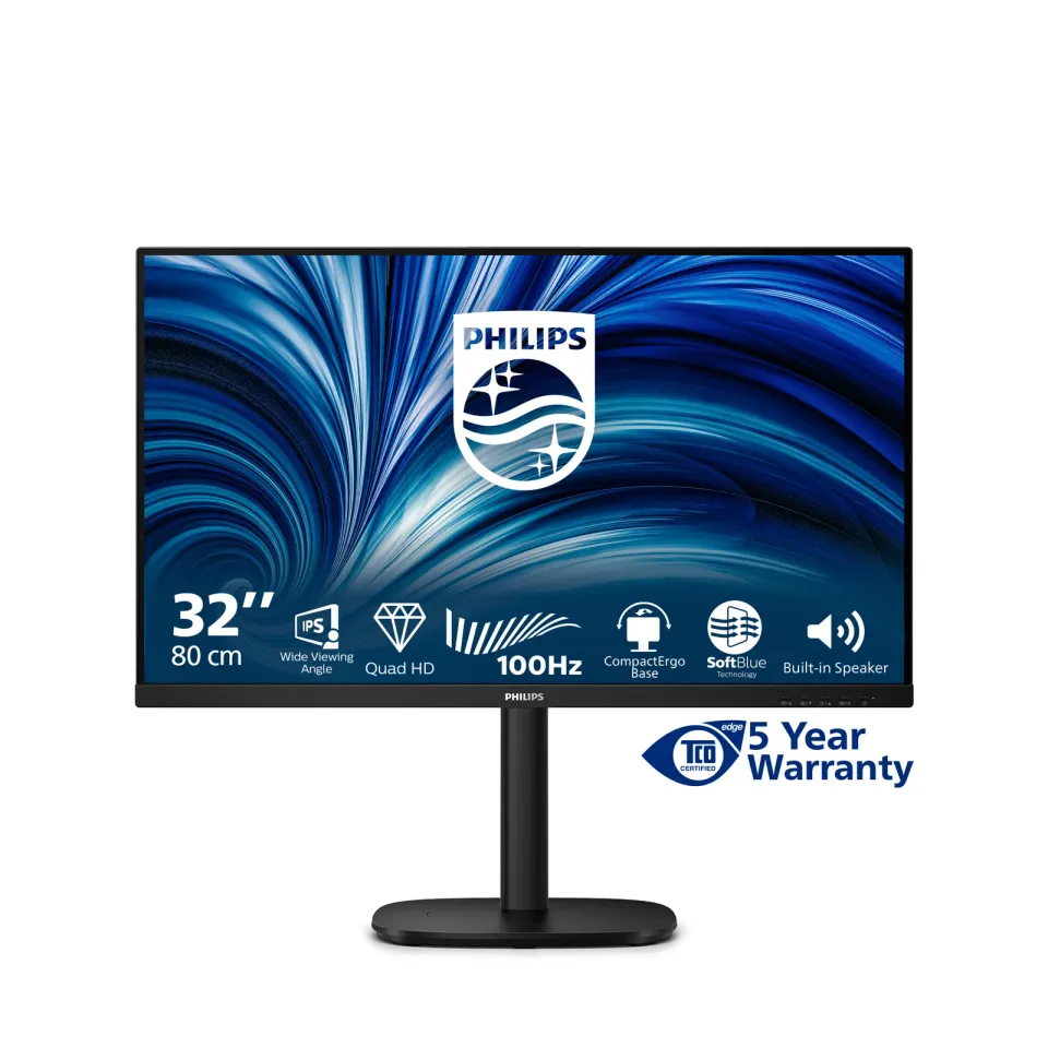 Philips LCD 32B2N3500 31,5" IPS/2560x1440@100Hz/4ms/350cd/2xHDMI/DP/4xUSB/Repro/