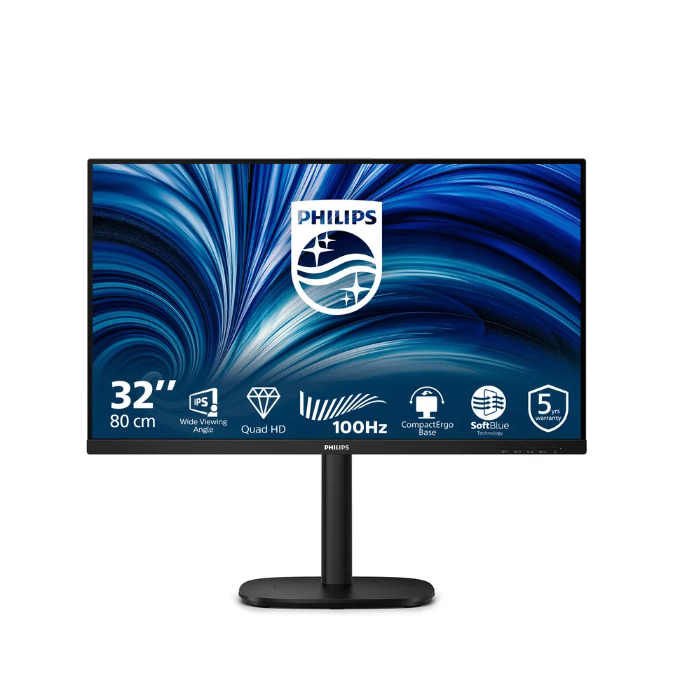 Philips LCD 32B2N3500 31,5" IPS/2560x1440@100Hz/4ms/350cd/2xHDMI/DP/4xUSB/Repro/
