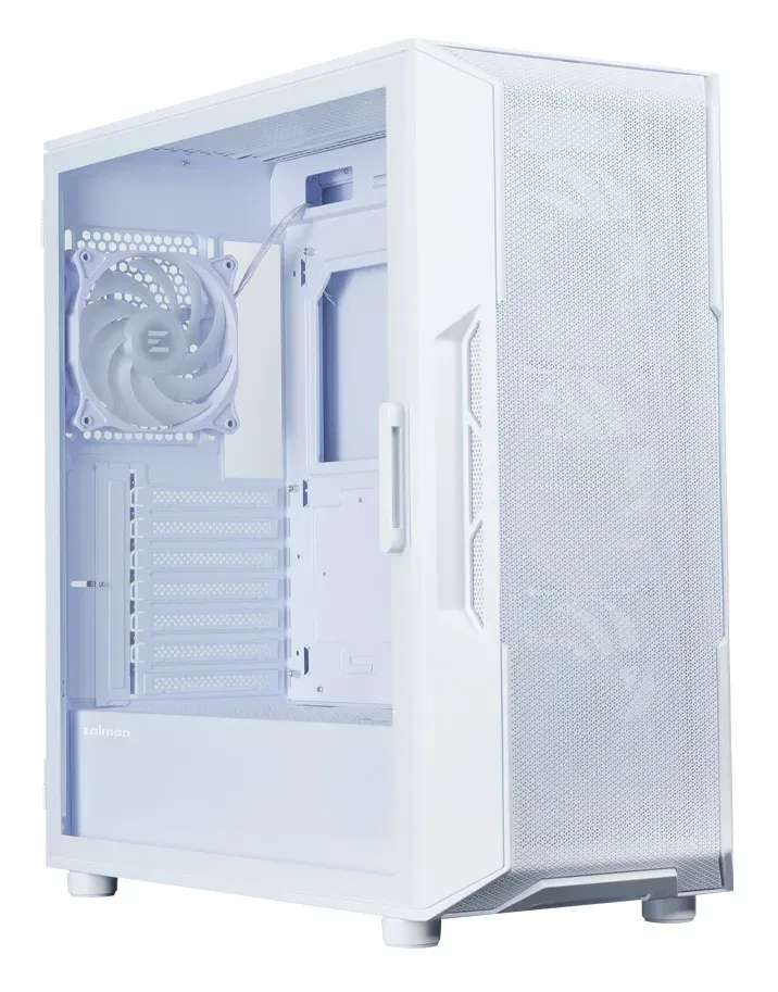 Zalman skříň i3 Neo V2 White / ATX / 4x 120mm RGB Fan / 2x USB 3.0 / bílá