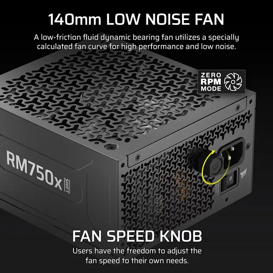 CORSAIR RM750x SHIFT 80+ GOLD, MODULAR