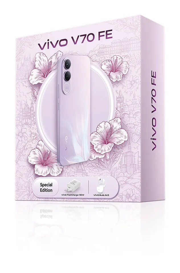 VIVO V70 FE/8GB/256GB/GiftPack Muse Purple