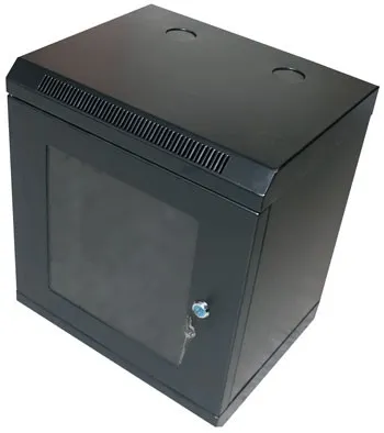 XtendLan Skříň 10", 12U, 280x350, černý, prosklený