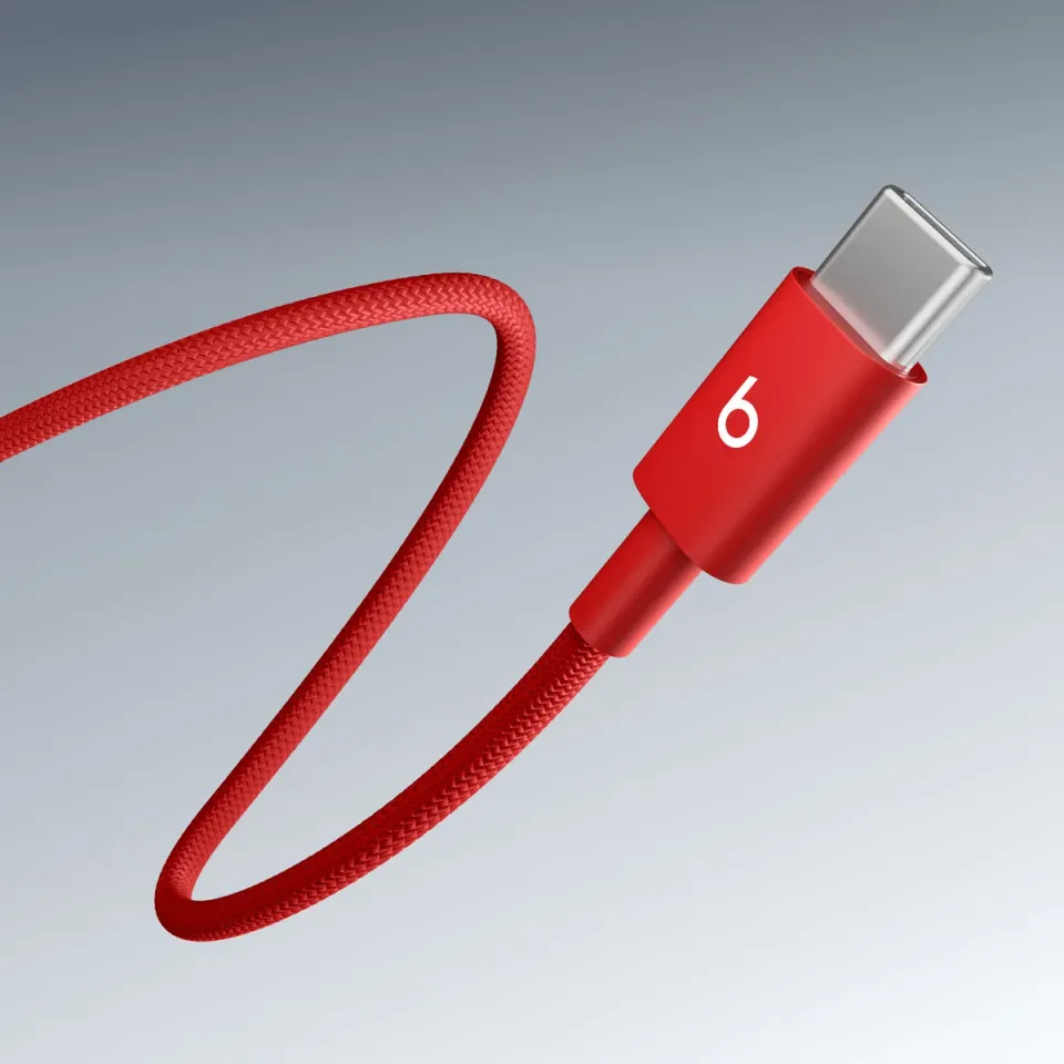 Beats 240W USB-C/USB-C Braided Cable (3m)- Red