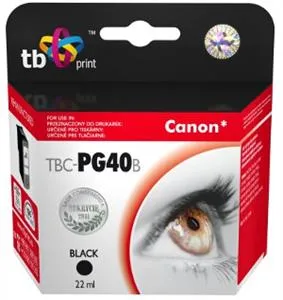 Ink. kazeta TB kompat. s Canon PG-40, 0615B001 Bk