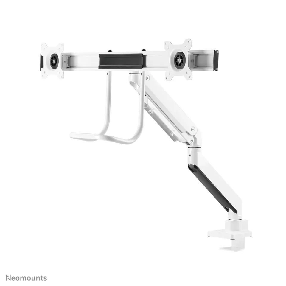 Neomounts Select NM-D775DXWHITE / Flat Screen Desk mount (10-32") desk clamp/grommet / White