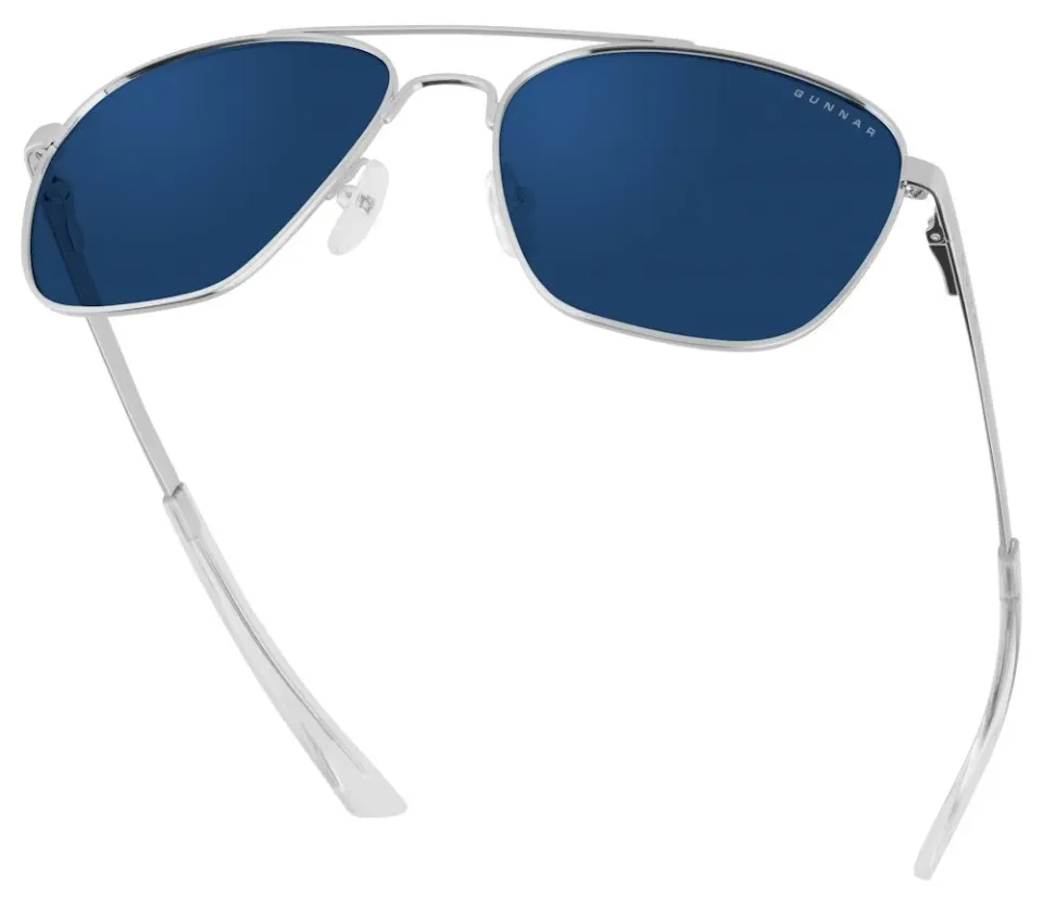 GUNNAR kancelářske/herní brýle MUSTANG CHROME sluneční skla NEUTRAL BLF 90 Natural focus