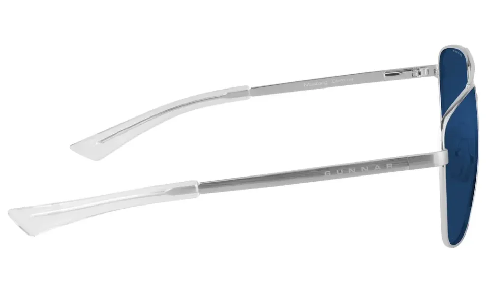 GUNNAR kancelářske/herní brýle MUSTANG CHROME sluneční skla NEUTRAL BLF 90 Natural focus